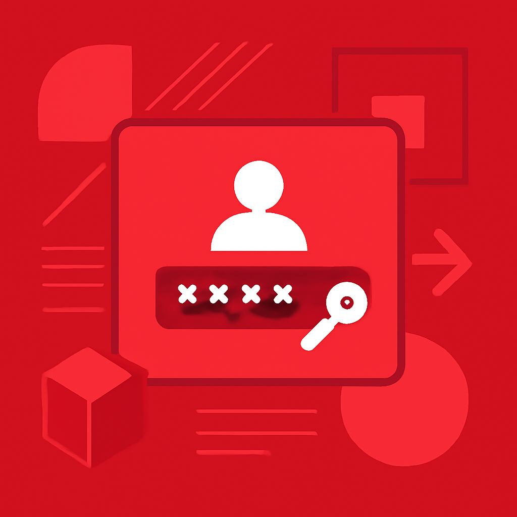 Illustration depicting steps for account security management.