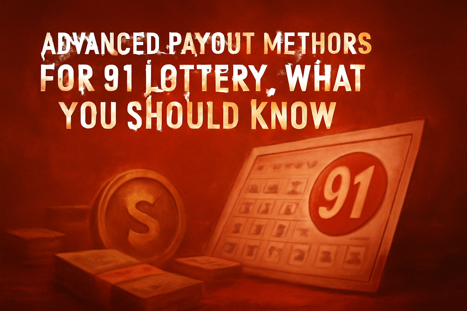 Visual representation of the 91 Lottery account verification steps.