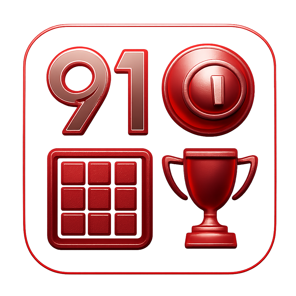 Icon representing login support for 91 Lottery.