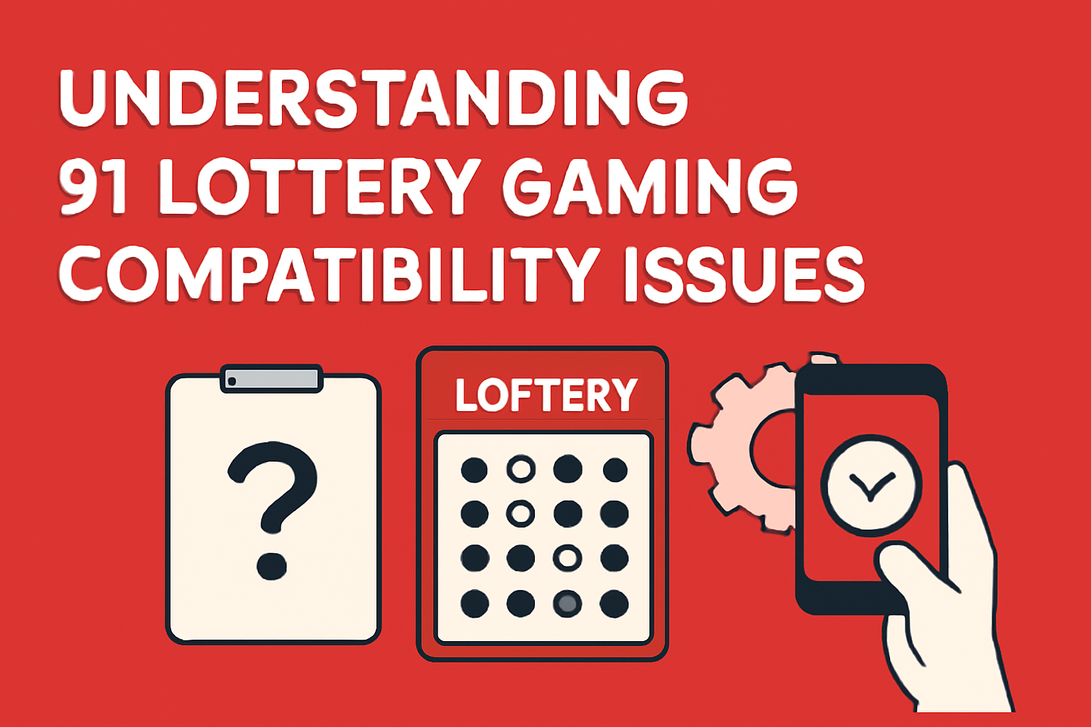 Visual representation of the 91 Lottery account verification steps.