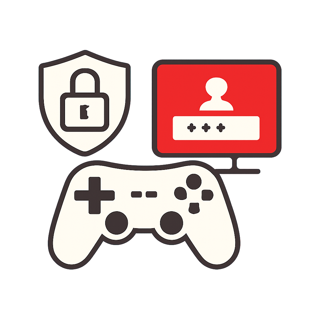 Illustration depicting steps for account security management.