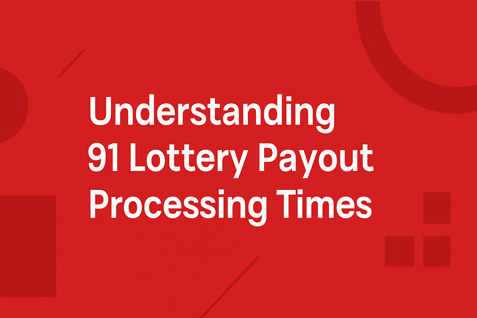 Informational graphic showcasing tips for securing a 91 Lottery account.