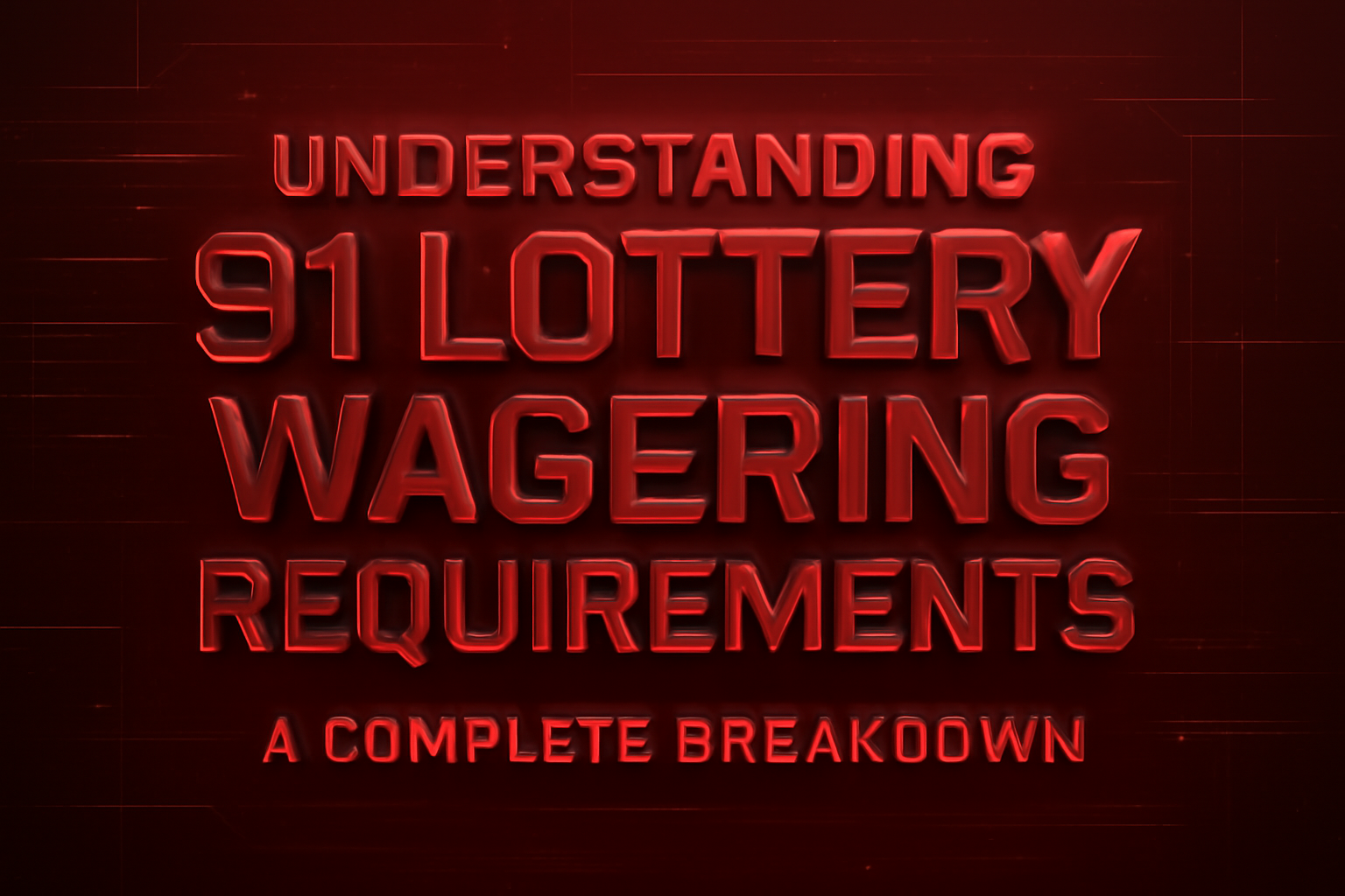 Visual representation of the 91 Lottery account verification steps.