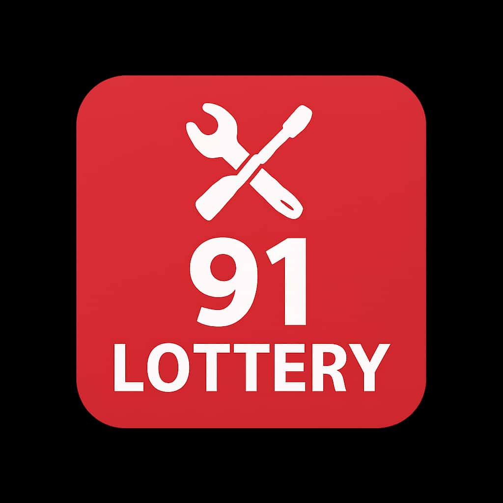 Icon representing login support for 91 Lottery.