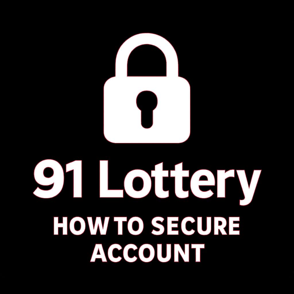 An icon illustrating account security for 91 Lottery.