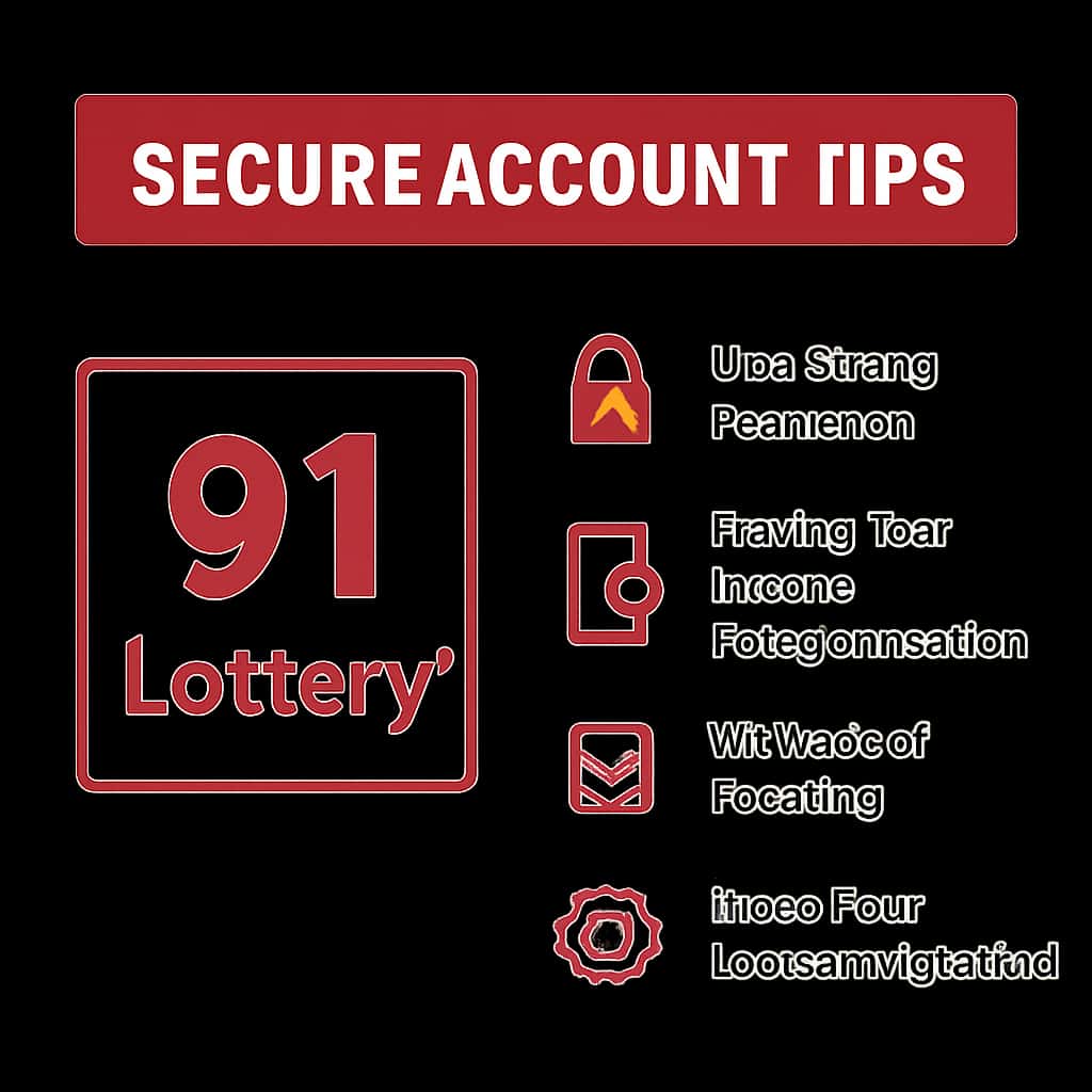 Illustration depicting steps for account security management.