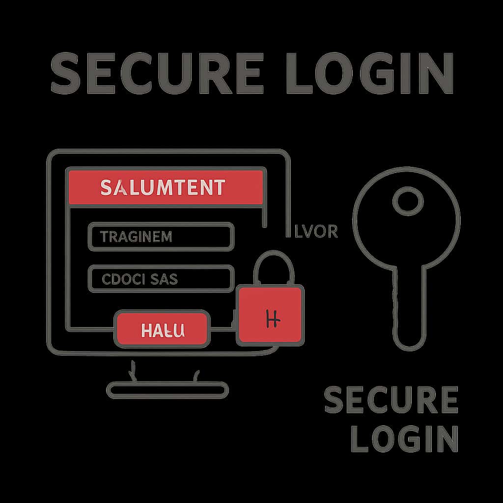 Diagram illustrating the process of secure login for the 91 Lottery.