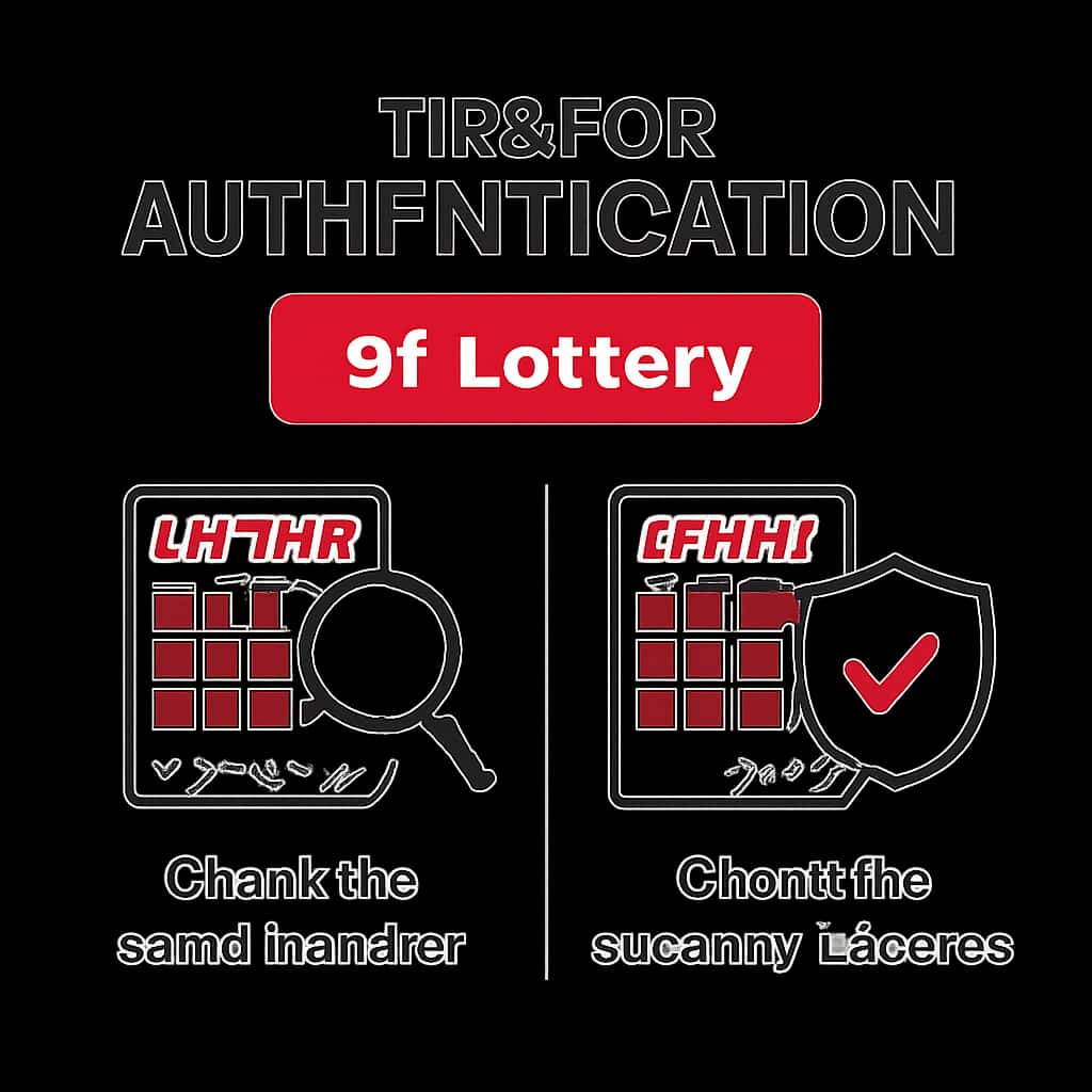 Diagram illustrating tips for secure 91 Lottery authentication.