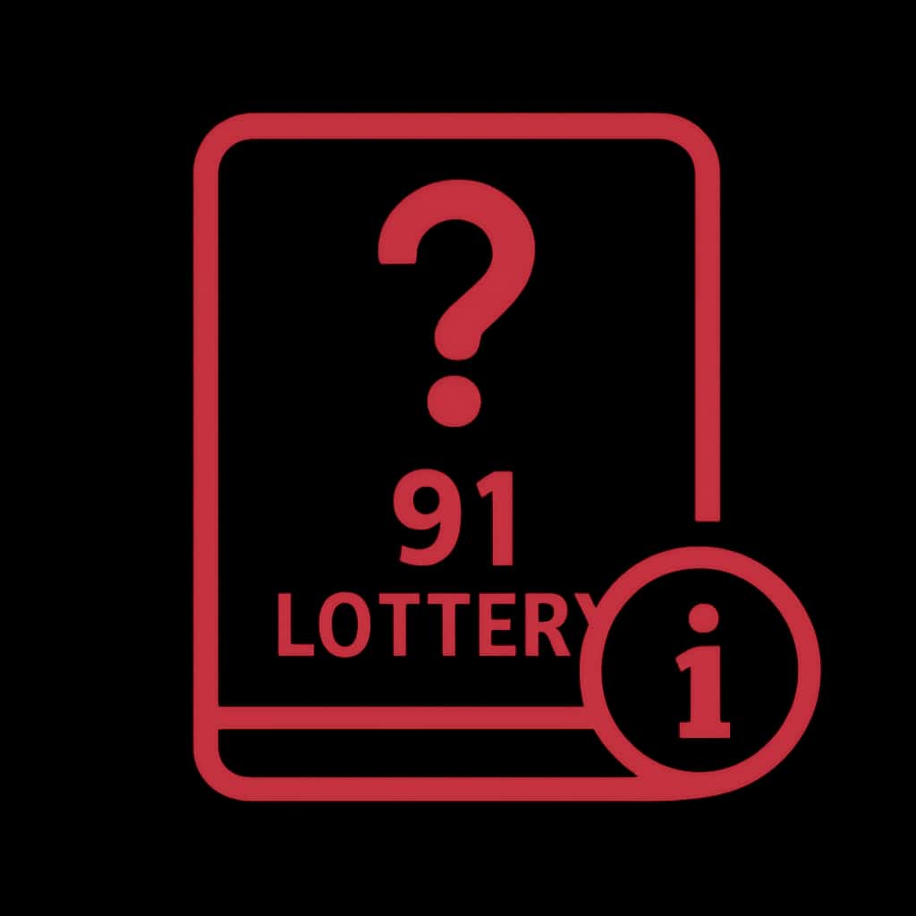 Icon depicting assistance for 91 Lottery login issues.